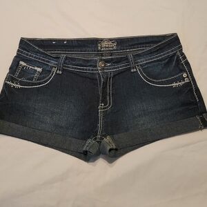 Apollo Jeans Dark Blue Denim Shorts